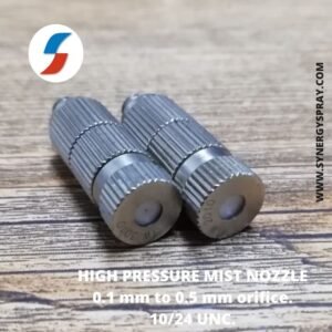 High pressure mist nozzle with filter india manufacturer chennai bangalore mumbai delhi gurgoan