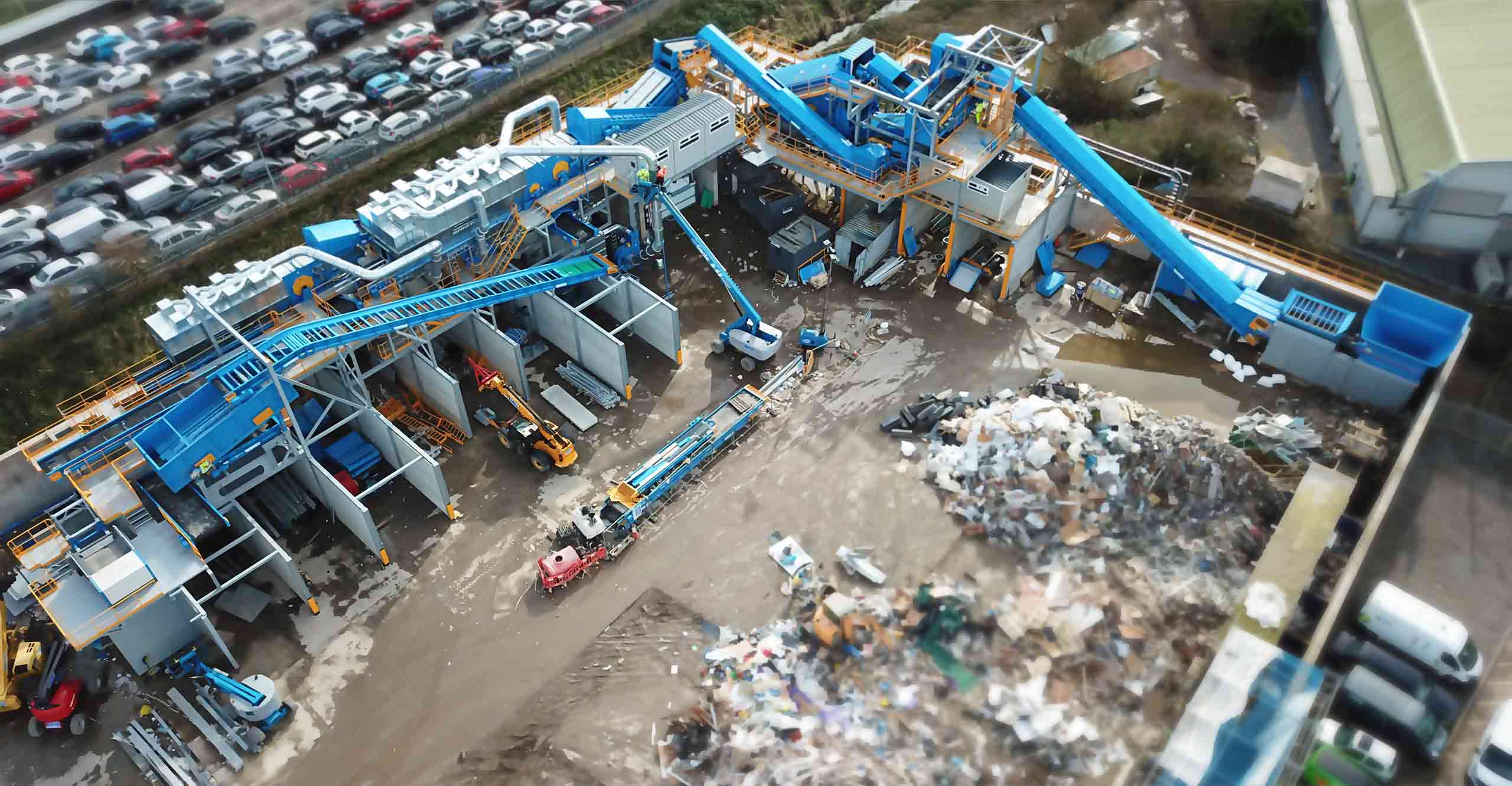 Waste processing and recycling facilities
